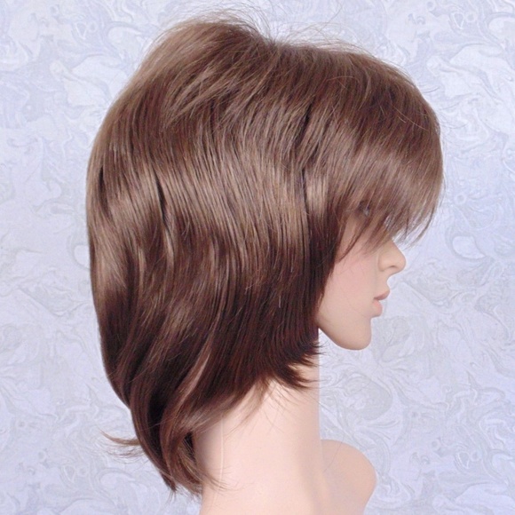 Short Soft N Silky Layered Shag Medium Brown main image 8